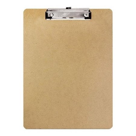 ROOMFACTORY Bazic  Standard Size Hardboard Clipboard w/ Low Profile Clip Pack of 24 RO1259946